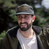 Columbia Packsaddle Corduroy Snap Back Black/CSC Tracks-Camel Brown/Arches-Black/Chenille Patch #- 53 Degrees North 