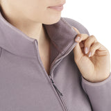 Salomon Women's Essential Warm Half Zip Midlayer Fleece Moonscape / X-Small-Moonscape / Small-Moonscape / Medium-Moonscape / Large-Moonscape / X-Large #- 53 Degrees North 