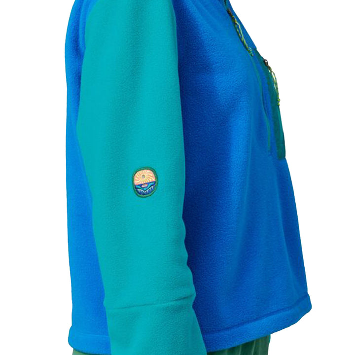 Women's Microdini 1/2 Zip Pullover Fleece #color_vessel-blue