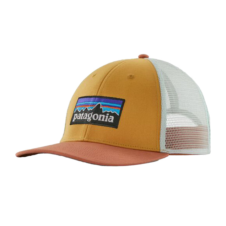 Patagonia P-6 Logo LoPro Trucker Hat #color_pufferfish-gold