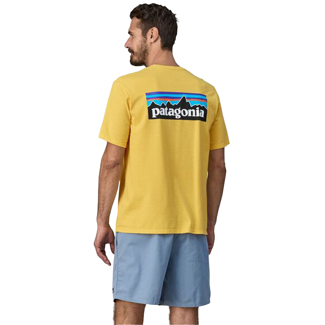 Patagonia Men's P-6 Logo Responsibili-Tee #color_milled-yellow
