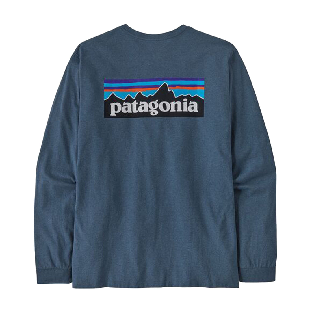 Patagonia Men's L/S P-6 Logo Responsibili-Tee #color_utility-blue