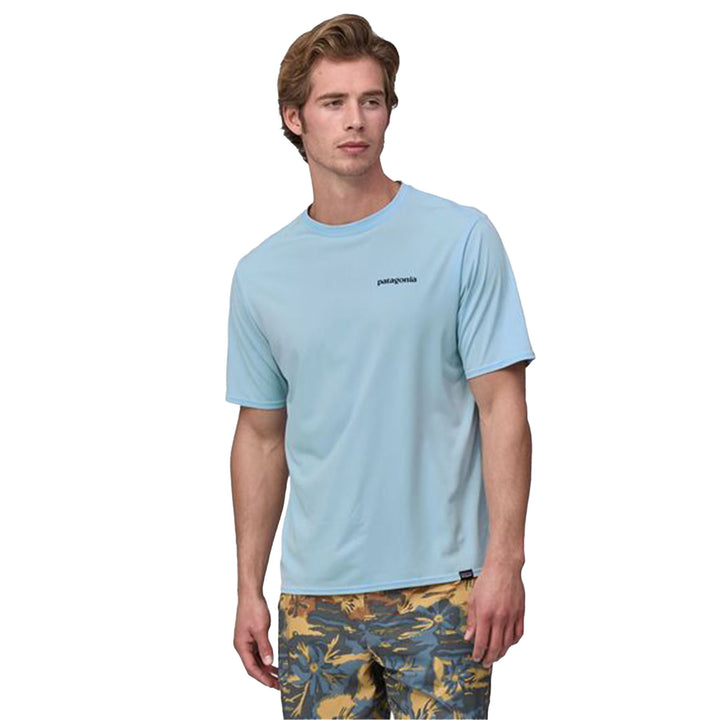 Patagonia Men's Cap Cool Daily Graphic Shirt - Waters #color_boardshort-logo-milkweed-mauve-x-dye