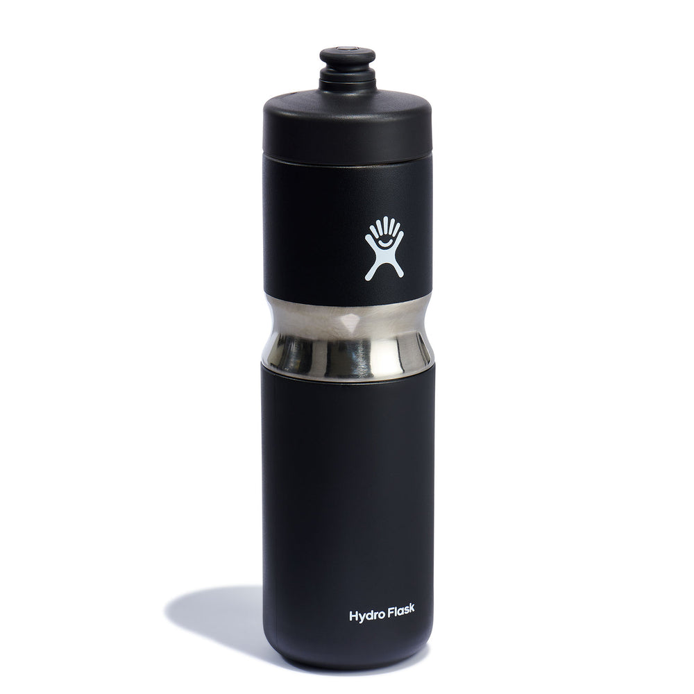 HydroFlask 20oz Wide Mouth Insulated Sport Bottle #color_black