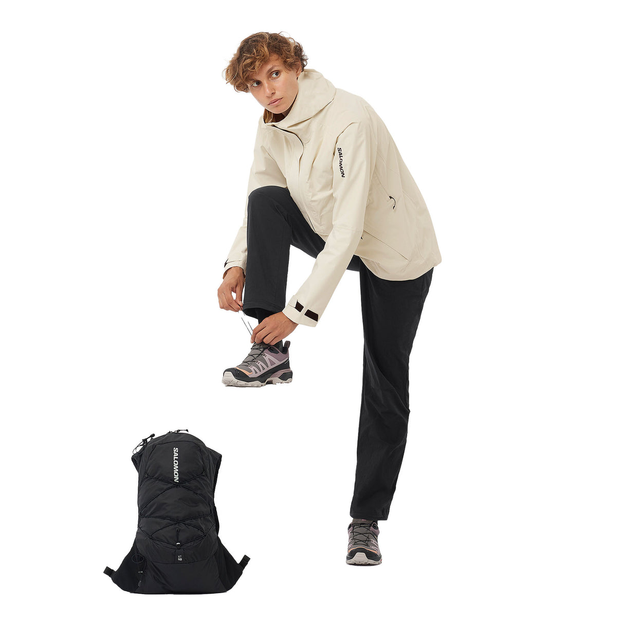 Salomon Women's Modular Base Pants White Pepper / Small-White Pepper / Medium-White Pepper / Large-White Pepper / X-Large-Deep Black / Small #- 53 Degrees North 