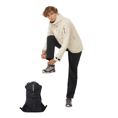 Salomon Women's Modular Base Pants White Pepper / Small-White Pepper / Medium-White Pepper / Large-White Pepper / X-Large-Deep Black / Small #- 53 Degrees North 