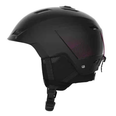 Salomon Women's Icon LT Pro Ski Helmet Black / Small (53-56cm)-Black / Medium (56-59cm) #- 53 Degrees North 