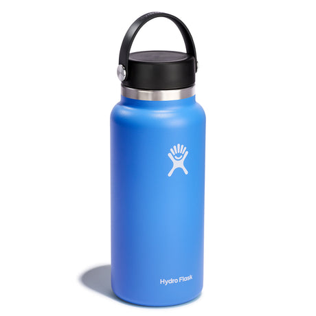 Hydro Flask 32oz (946 ml) Wide Mouth Flex Cap Bottle Indigo-Fossil-Moonshadow-Fir-Trillium #- 53 Degrees North 