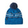 Patagonia Kids' Powder Town Beanie Park Stripe/Endless Blue-Park Stripe/Brisk Purple-Park Stripe/Wispy Green #- 53 Degrees North 
