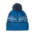Patagonia Kids' Powder Town Beanie Park Stripe/Endless Blue-Park Stripe/Brisk Purple-Park Stripe/Wispy Green #- 53 Degrees North 