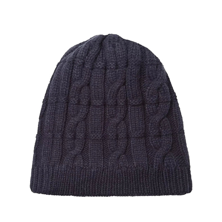 Seal Skinz Blakeney Waterproof Cold Weather Cable Knit Beanie #color_navy