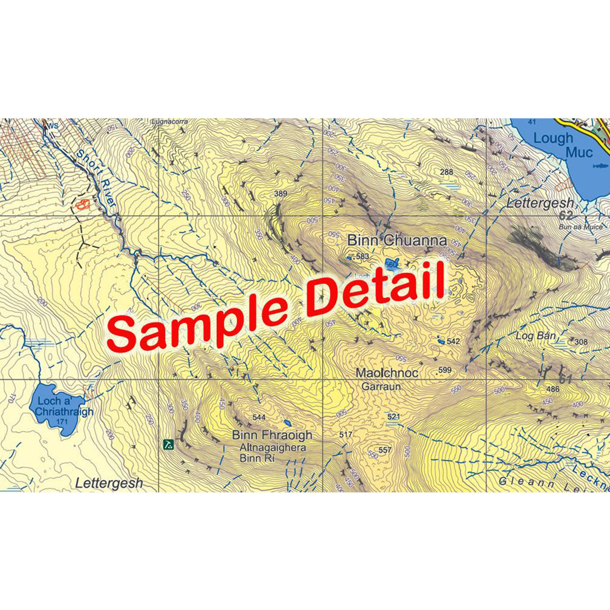 EastWest Mapping Connemara Mountains Waterproof Map Default Title #- 53 Degrees North 