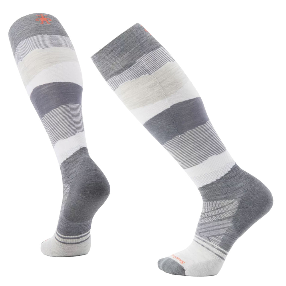 Smartwool Men's Ski Targeted Cushion Pattern Over The Calf Socks #color_medium-grey