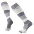 Smartwool Men's Ski Targeted Cushion Pattern Over The Calf Socks Charcoal / Large-Medium Grey / Medium-Medium Grey / Large-Medium Grey / X-Large #- 53 Degrees North 