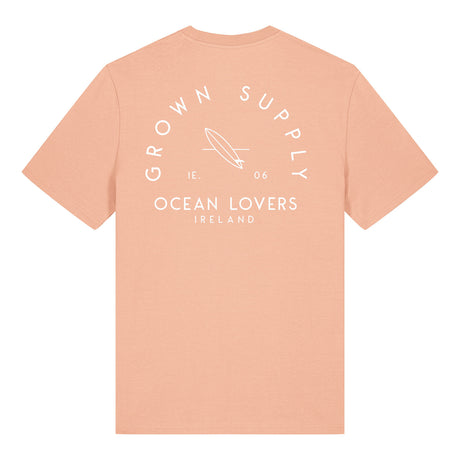 Grown Men's Supply T-Shirt White / Small-White / Medium-White / Large-White / X-Large-Coral / Small #- 53 Degrees North 