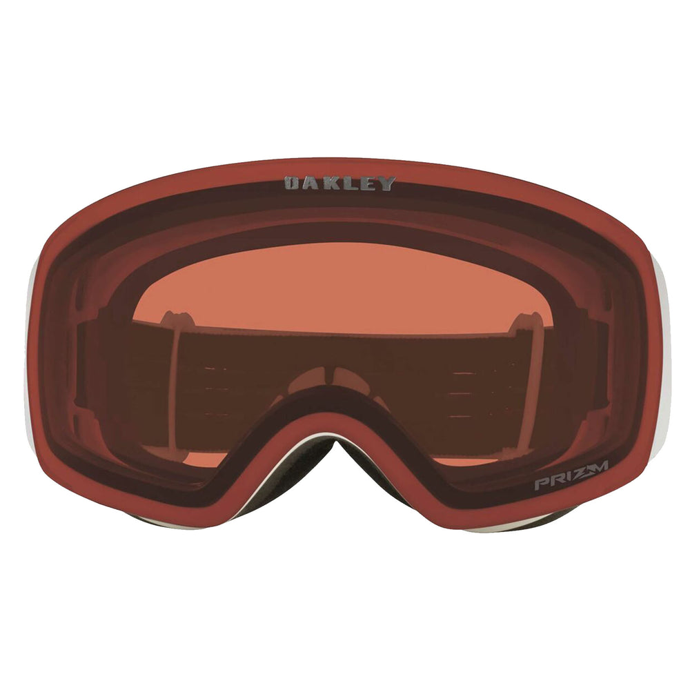 Oakley Flight Tracker M Ski Goggles #color_matte-white-prizm-garnet