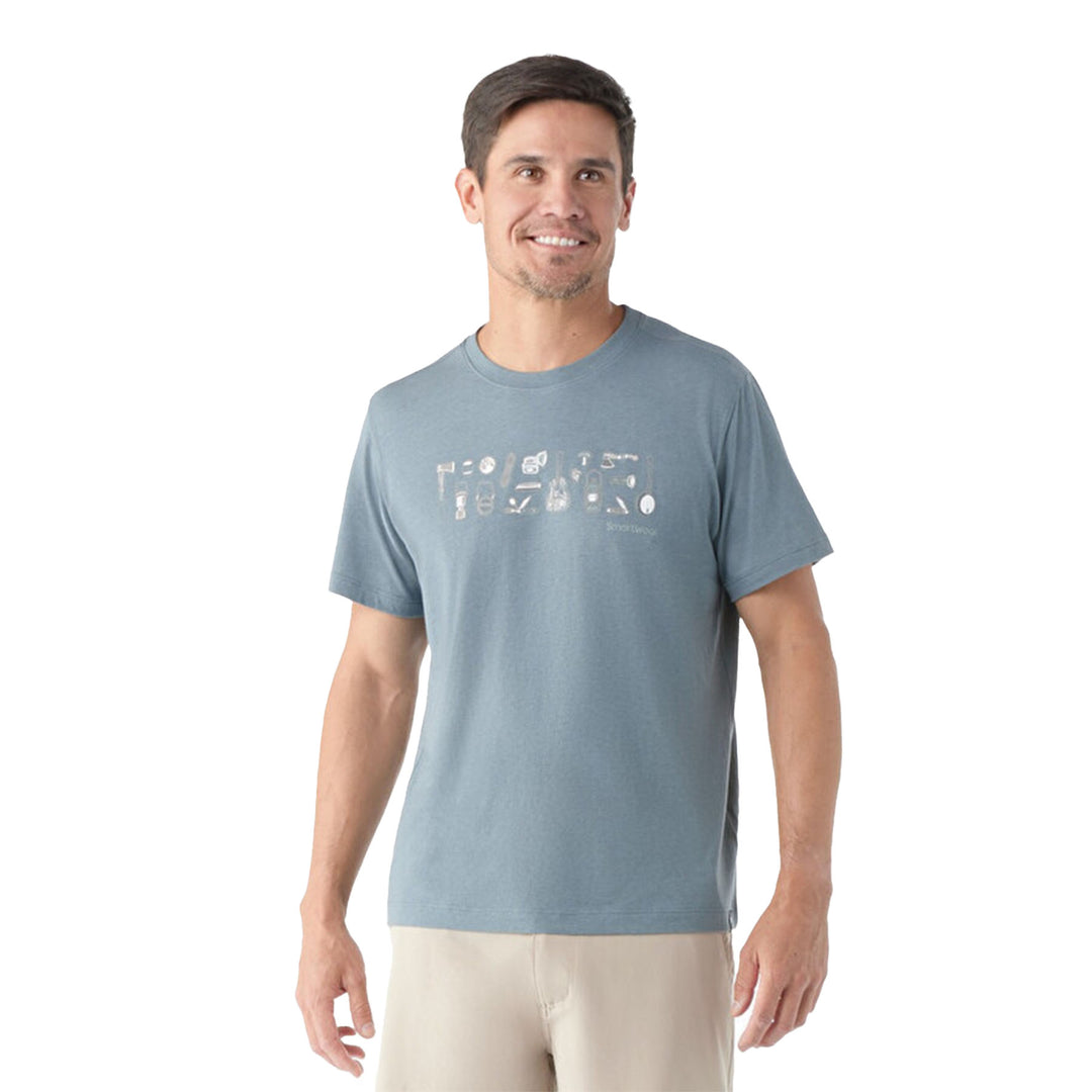 Smartwool Men's Gone Camping Graphic Short Sleeve Tee #color_pewter-blue