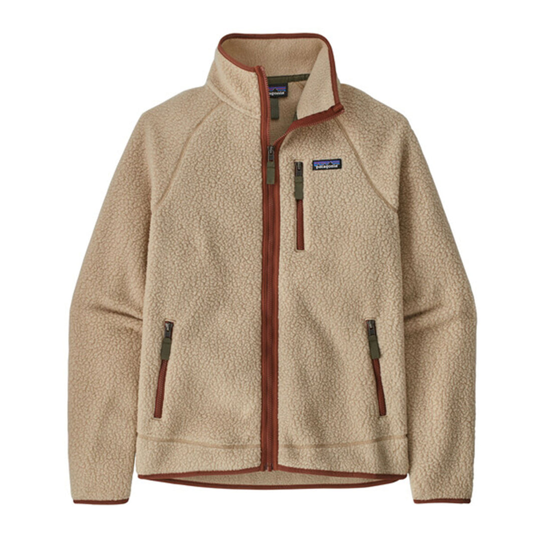 Patagonia Men's Retro Pile Jacket #color_el-cap-khaki-with-sisu-brown