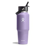 Hydro Flask 32oz Wide Mouth Travel Bottle with Straw Cap Moonshadow-Trillium-Black-Indigo #- 53 Degrees North 