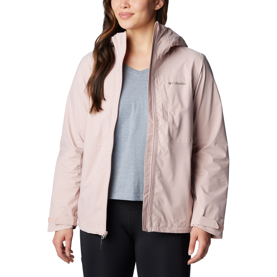 Columbia Women's Ampli-Dry Waterproof Shell Jacket #color_dusty-pink