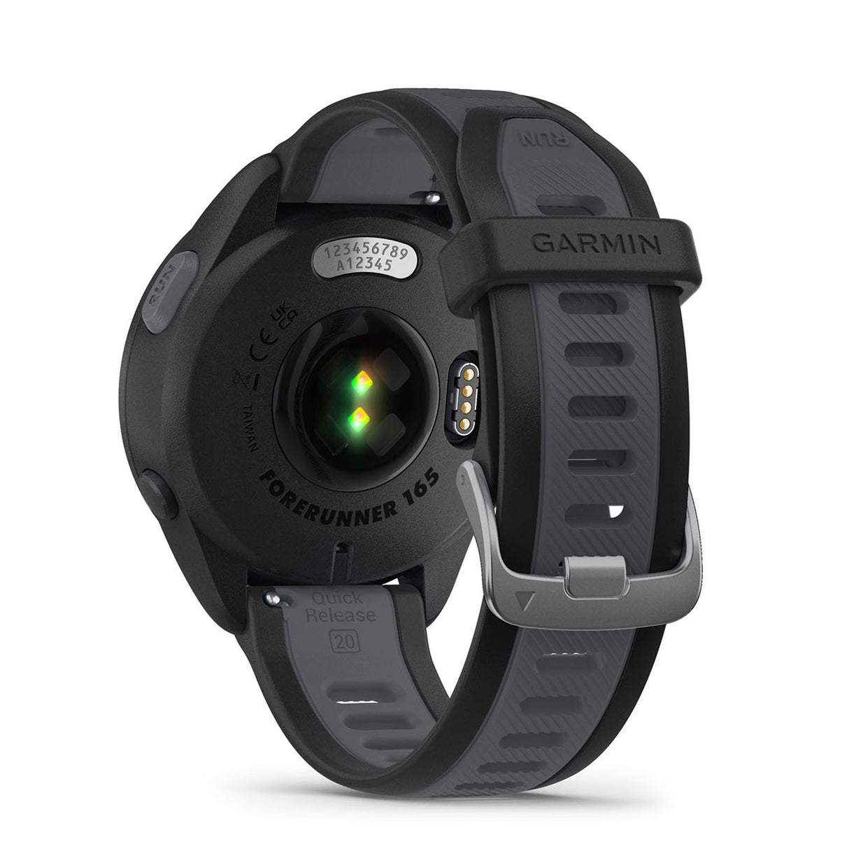 Garmin Forerunner 165 GPS Smartwatch Black & Slate Grey-Mist Grey & Whitestone #- 53 Degrees North 