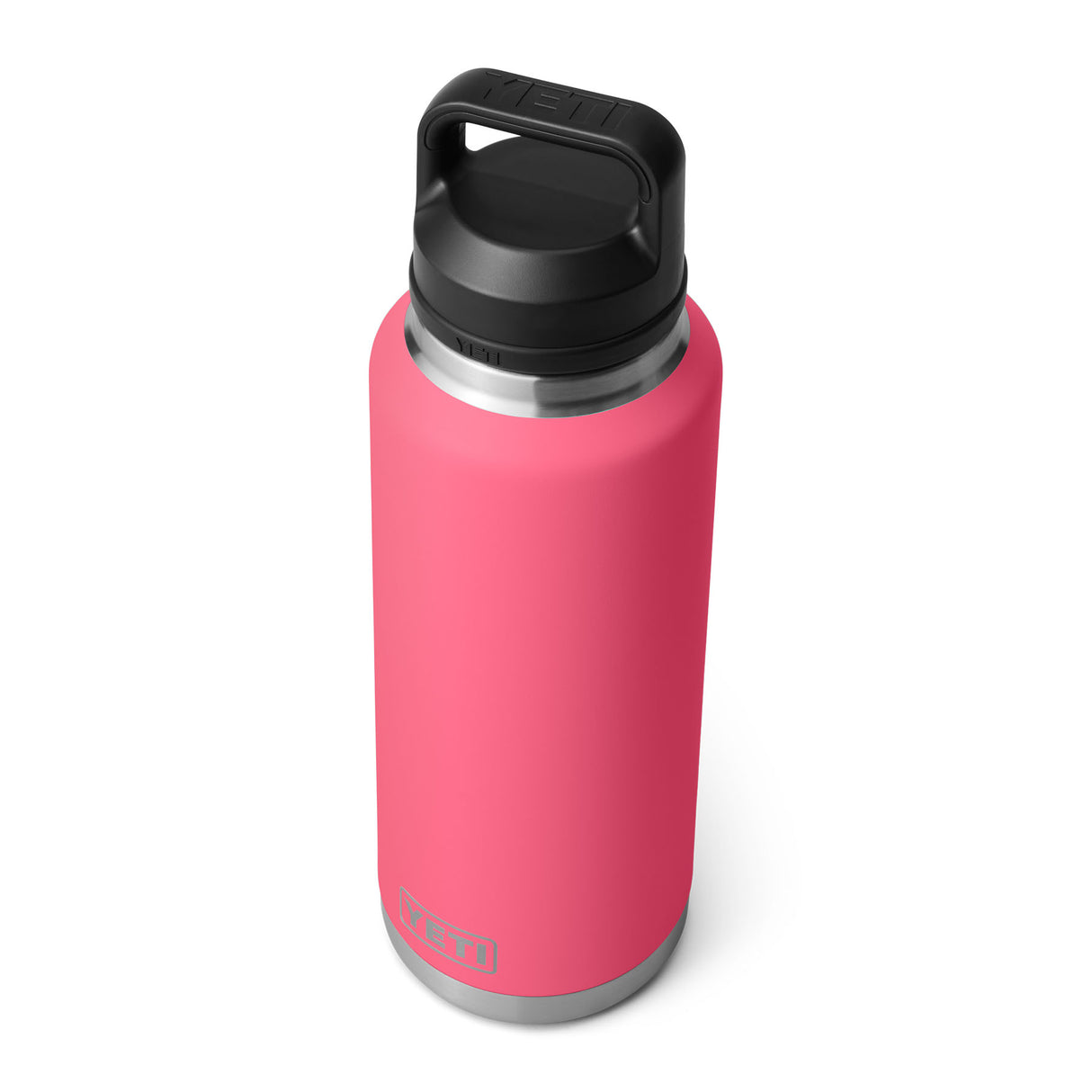 YETI Rambler 46 oz (1.4 L) Bottle with Chug Cap Black Forest Green-Tropical Pink-Rescue Red-Navy #- 53 Degrees North 