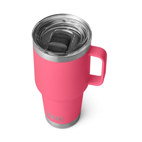 YETI Rambler 30oz (887 ml) Travel Mug White-Tropical Pink-Sandstone Pink #- 53 Degrees North 