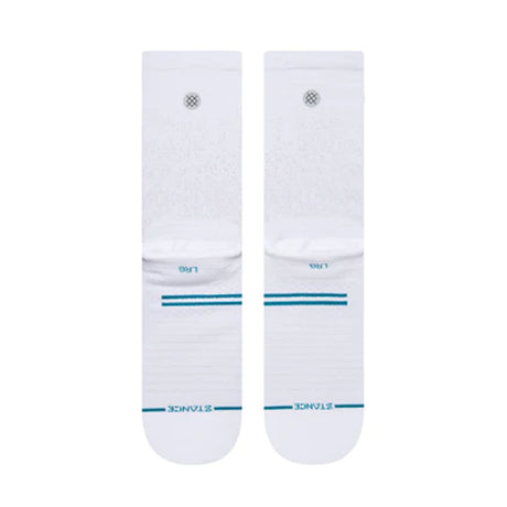 Stance Run Light Crew Socks White / Medium (UK 5.5-8)-White / Large (UK 8.5-11.5) #- 53 Degrees North 