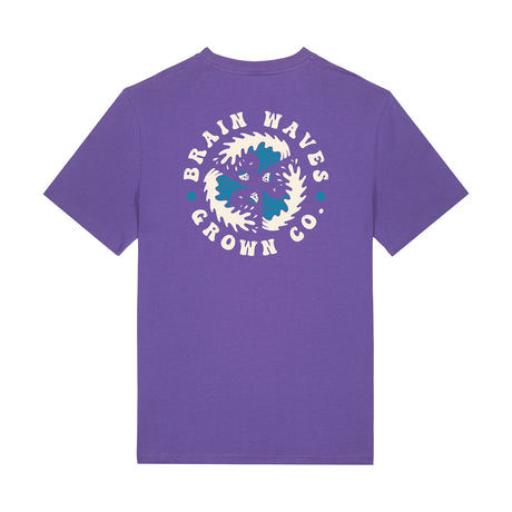 Grown Men's Brain Waves T-Shirt Purple Haze / Small-Purple Haze / Medium-Purple Haze / Large-Purple Haze / X-Large-Yellow / Small #- 53 Degrees North 