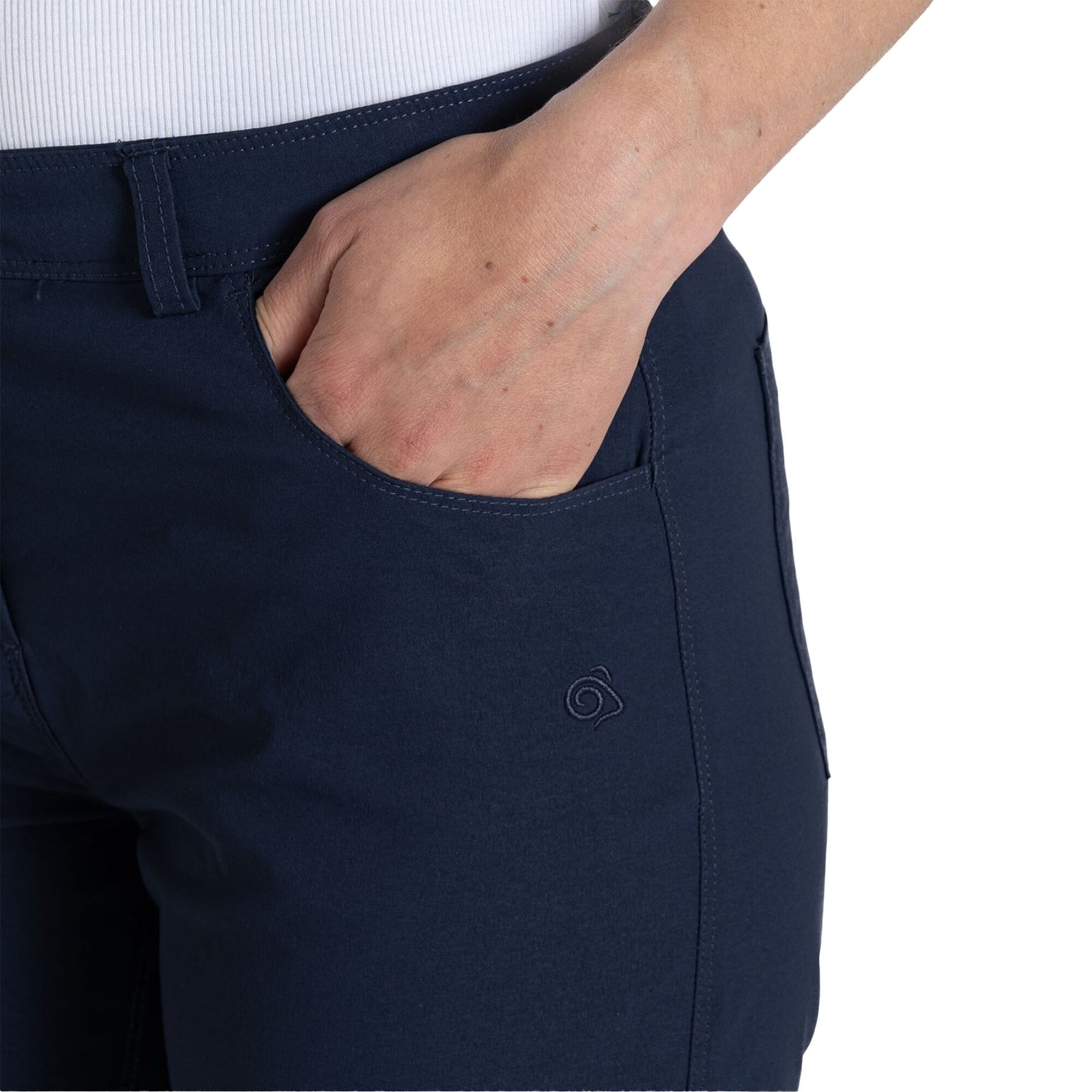 Craghoppers Women's Nosilife Milla Trousers Blue Navy / X-Small / Regular-Blue Navy / Small / Regular-Blue Navy / Medium / Regular-Blue Navy / Large / Regular-Blue Navy / X-Large / Regular - 53 Degrees North 