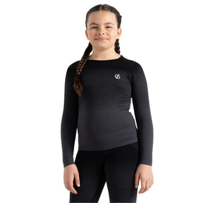 Dare 2b Kids' In The Zone Ski Baselayer Set Black Gradient / Small-Black Gradient / Medium-Black Gradient / Large-Black / Small-Black / Medium #- 53 Degrees North 