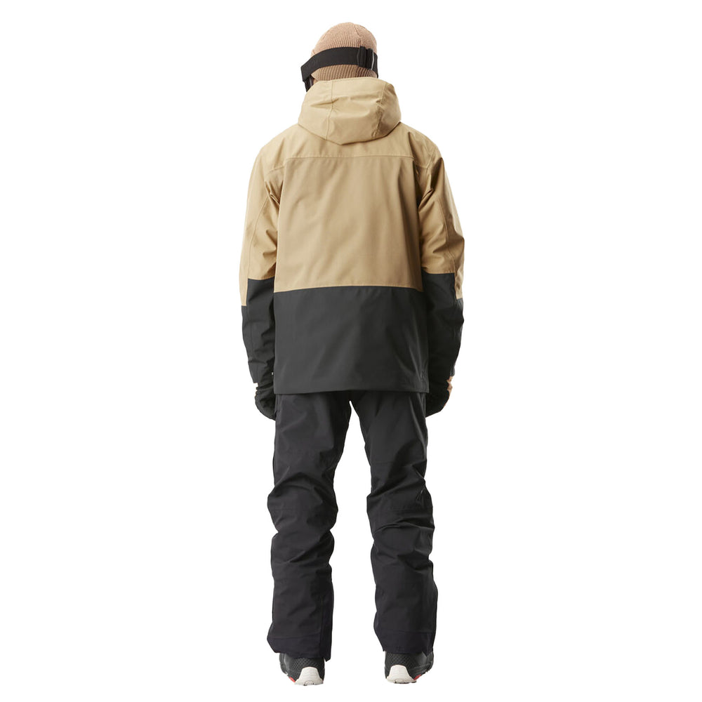 Picture Men's Waterproof Track Snow Jacket #color_tannin-black