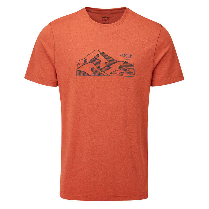 Rab Men's Mantle Mountain Short Sleeve T-shirt #color_red-clay