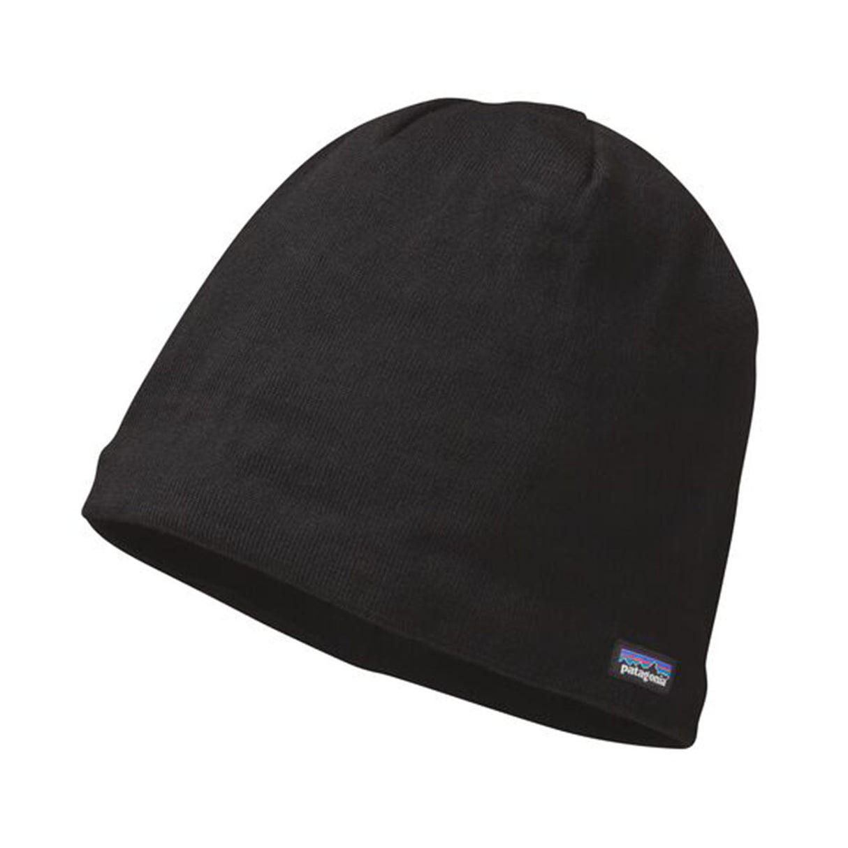 Patagonia Beanie Hat Black-Classic Fitz Roy/Andes Blue-Logo Belwe/Black #- 53 Degrees North 