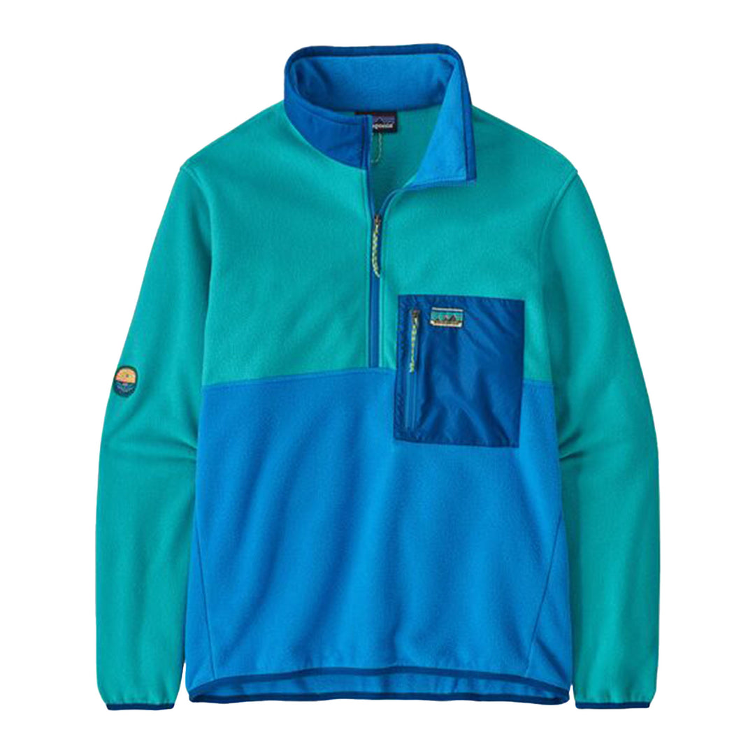 Patagonia Men's Microdini 1/2 Zip Fleece Pullover #color_vessel-blue