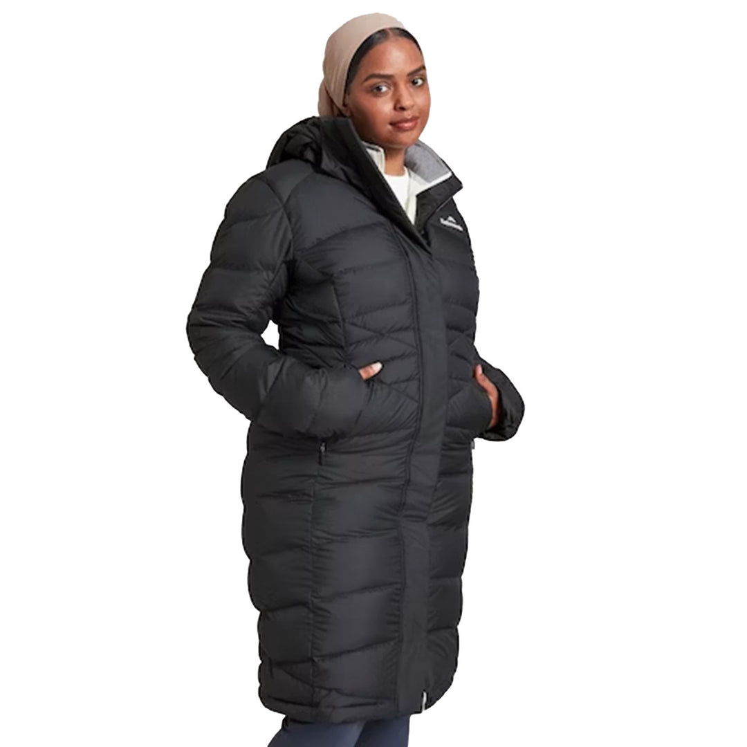 Kathmandu Women's Winterburn Longline Down Coat #color_black