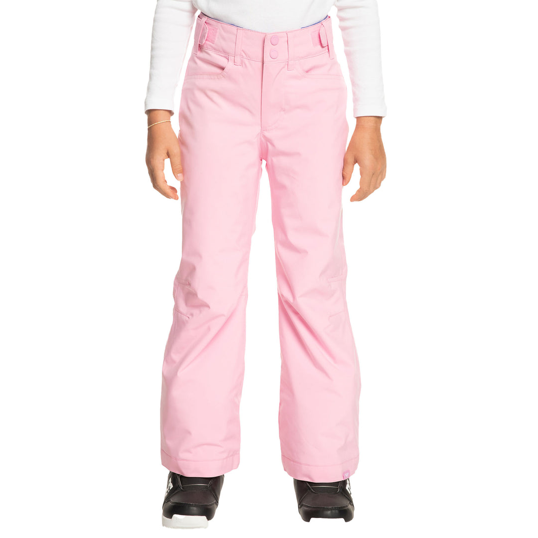 Roxy Girls' Backyard Ski Pants #color_pink-frosting