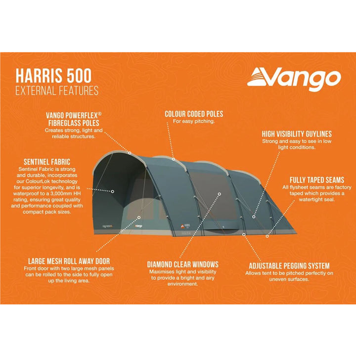 Harris 500 5-Person Family Tent