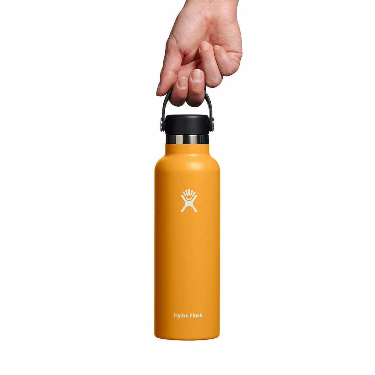 Hydro Flask 21 oz (621 ml) Standard Mouth Bottle Black-Moonshadow-Fossil-Cascade #- 53 Degrees North 