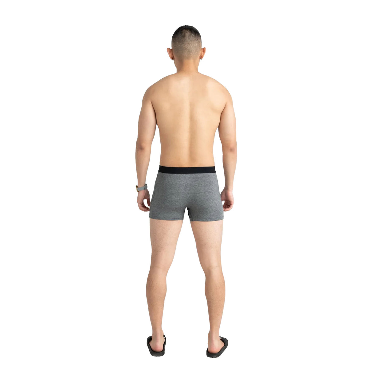 SAXX Men's Vibe Boxer Briefs - 2 Pack Black/Grey / Small-Black/Grey / Medium-Black/Grey / Large-Black/Grey / X-Large-Black/Wood Camo / Small #- 53 Degrees North 