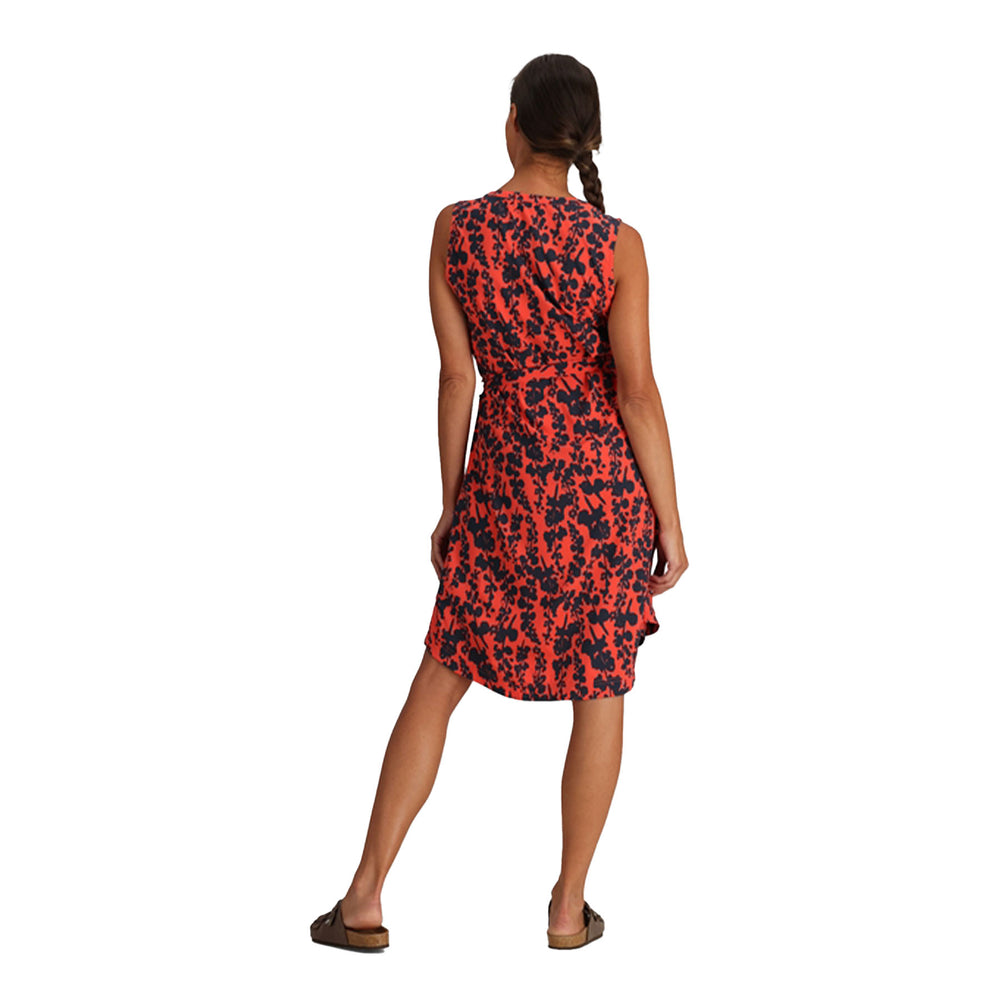 Royal Robbins Women's Spotless Traveler Tank Dress #color_cayenne-alamere-print