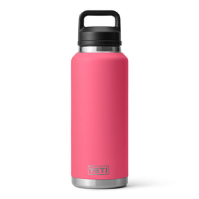 YETI Rambler 46 oz (1.4 L) Bottle with Chug Cap Black Forest Green-Tropical Pink-Rescue Red-Navy #- 53 Degrees North 
