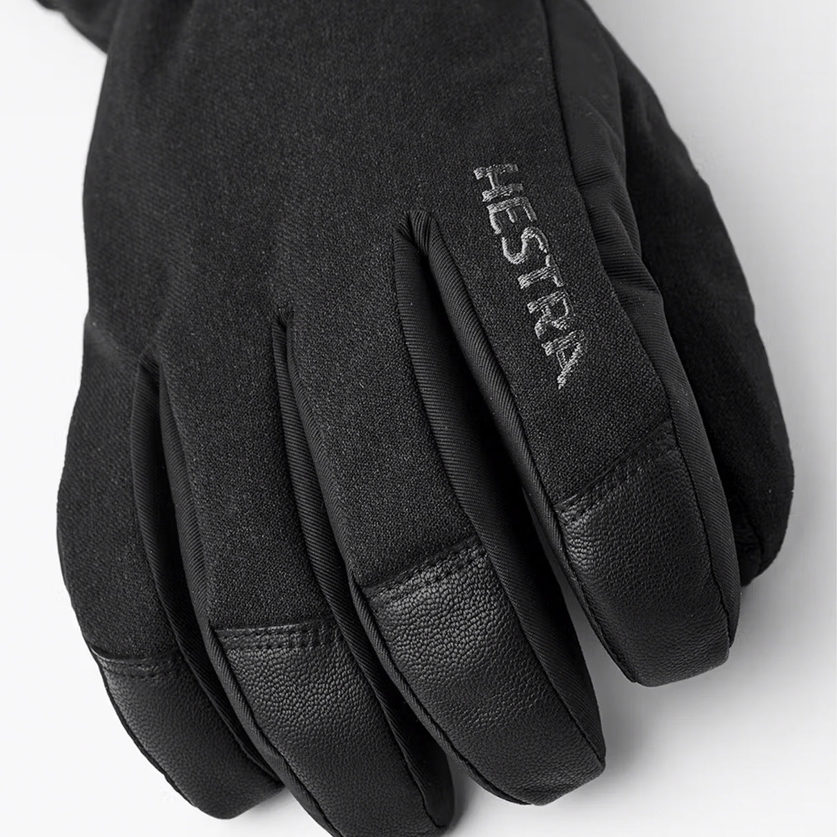 Hestra Powder Gauntlet Ski Gloves Black / Small-Black / Medium-Black / Large-Black / X-Large #- 53 Degrees North 