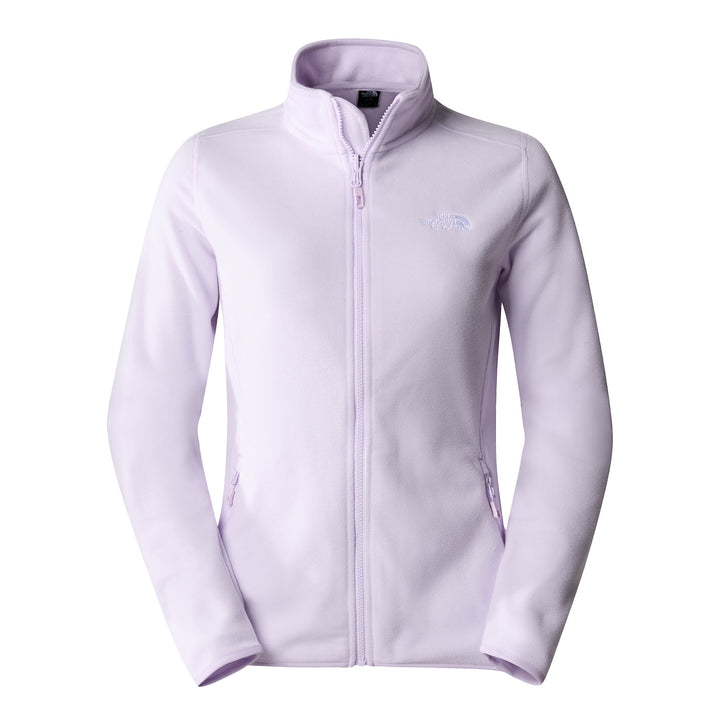 The North Face Women's 100 Glacier Full Zip #color_icy-lilac