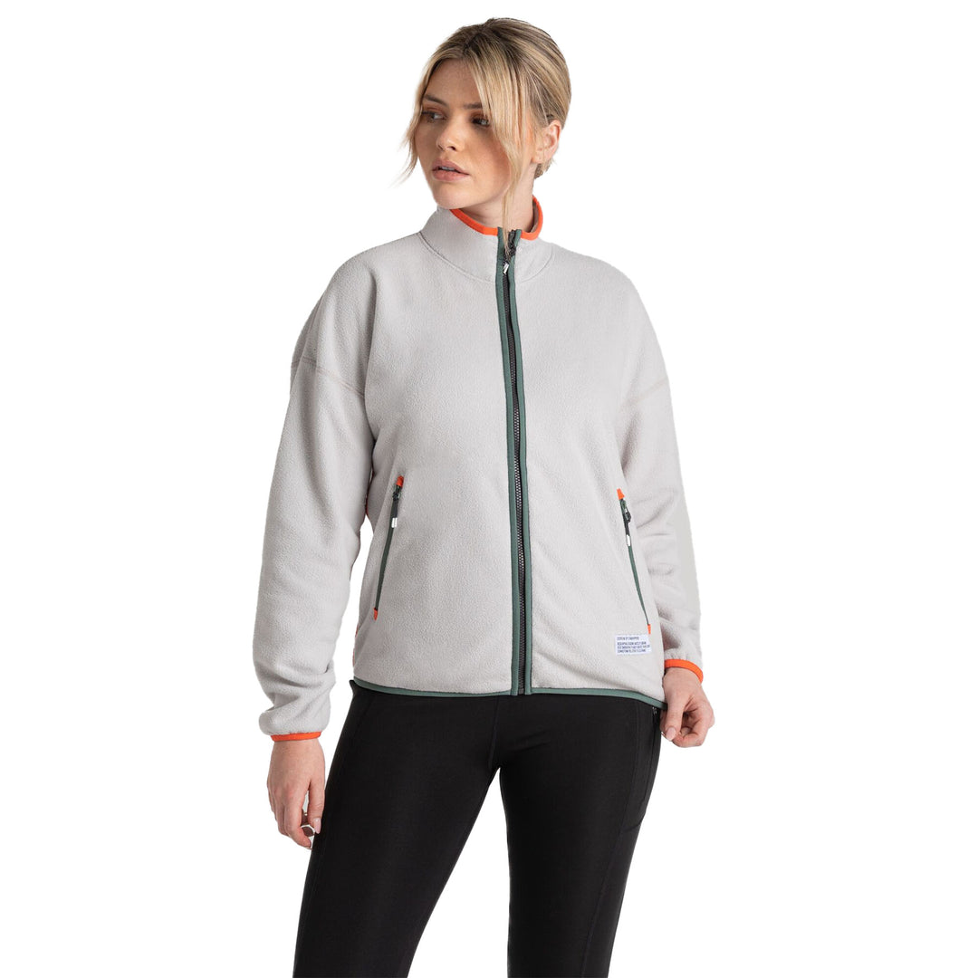 Craghoppers Women's CO2 Renu Fleece Jacket #color_light-grey-marl