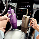 Hydro Flask 24oz (710 ml) Travel Bottle with Flex Straw Cap Surf-Beachplum-Nectar #- 53 Degrees North 