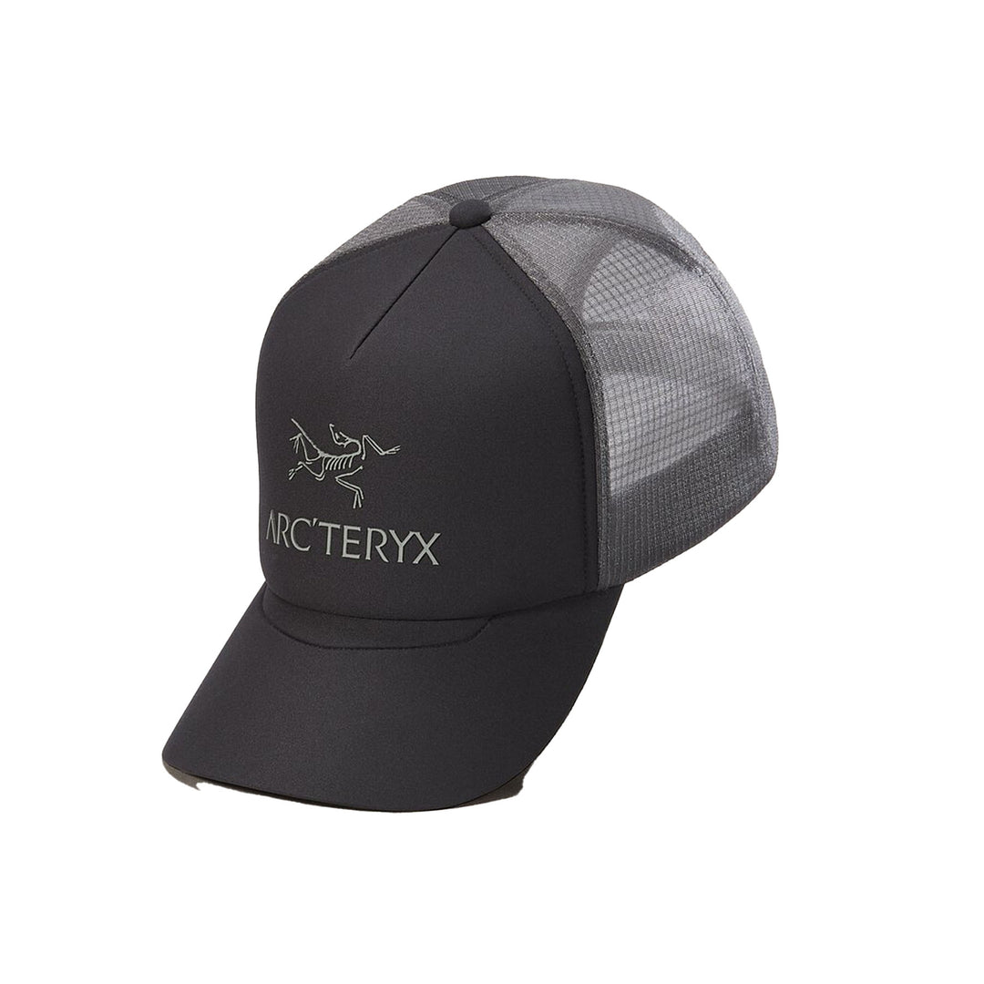 Arc'Teryx Bird Word Trucker Curved Cap #color_black-graphite