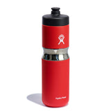 Hydro Flask 20oz (590 ml) Wide Mouth Insulated Sport Bottle Indigo-Black-Goji-Trillium #- 53 Degrees North 