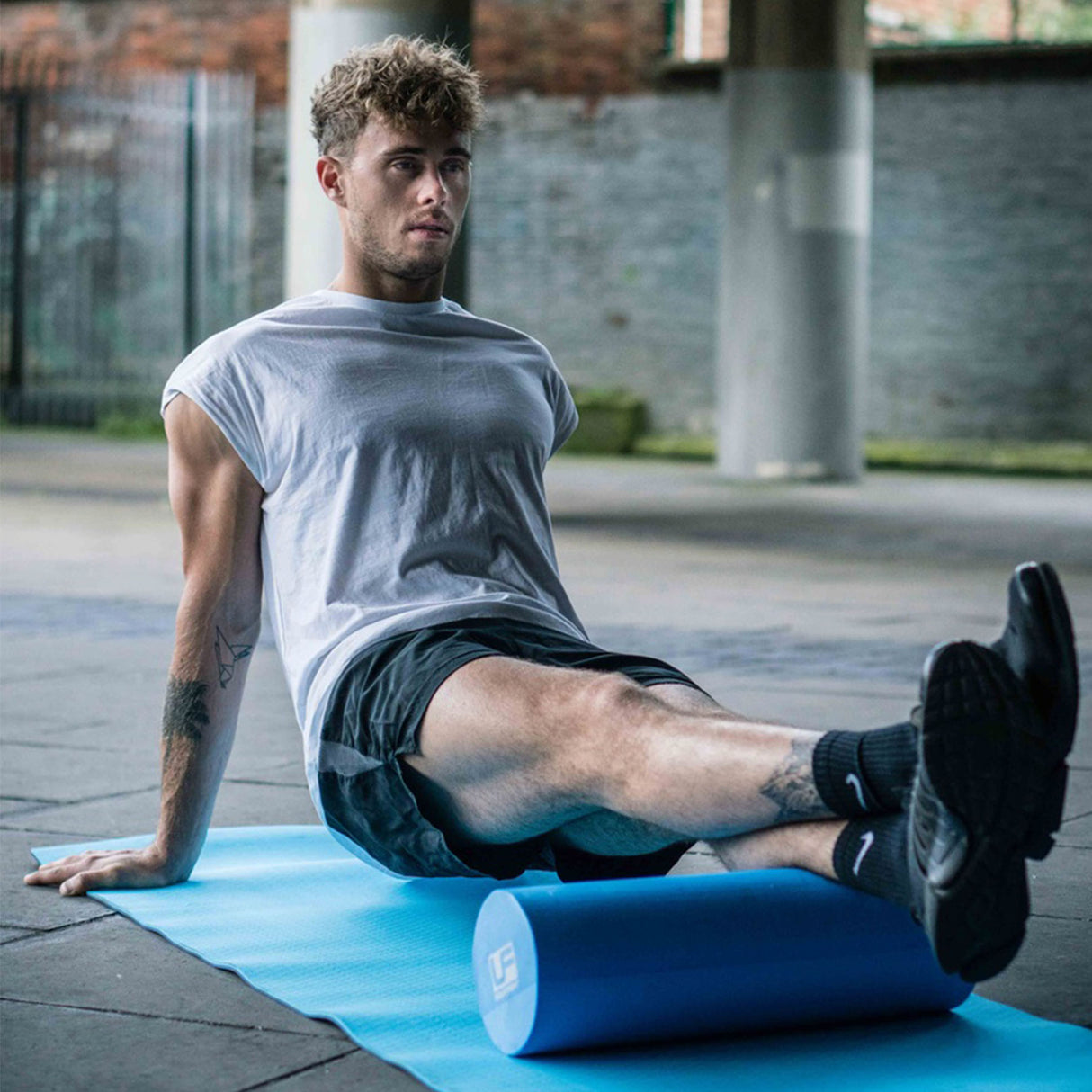 Urban Fitness 4mm Yoga Mat Blue-Pink #- 53 Degrees North 