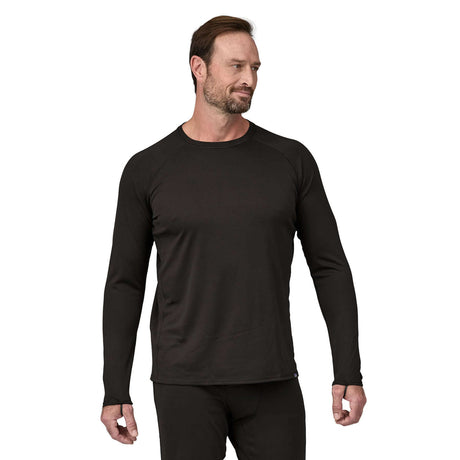 Patagonia Men's Capilene Midweight Crew Shirt Black / Small-Black / Medium-Black / Large-Black / X-Large #- 53 Degrees North 